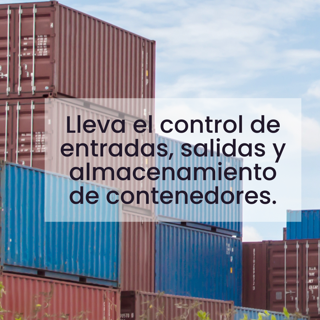 SOFBOX control de entradas y salidas de contenedores